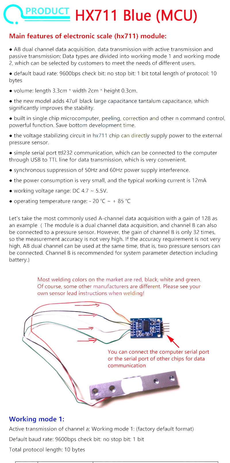 HX711 AD Module with 50Kg Body Load Cell Weighing Sensor and Measurement Tools