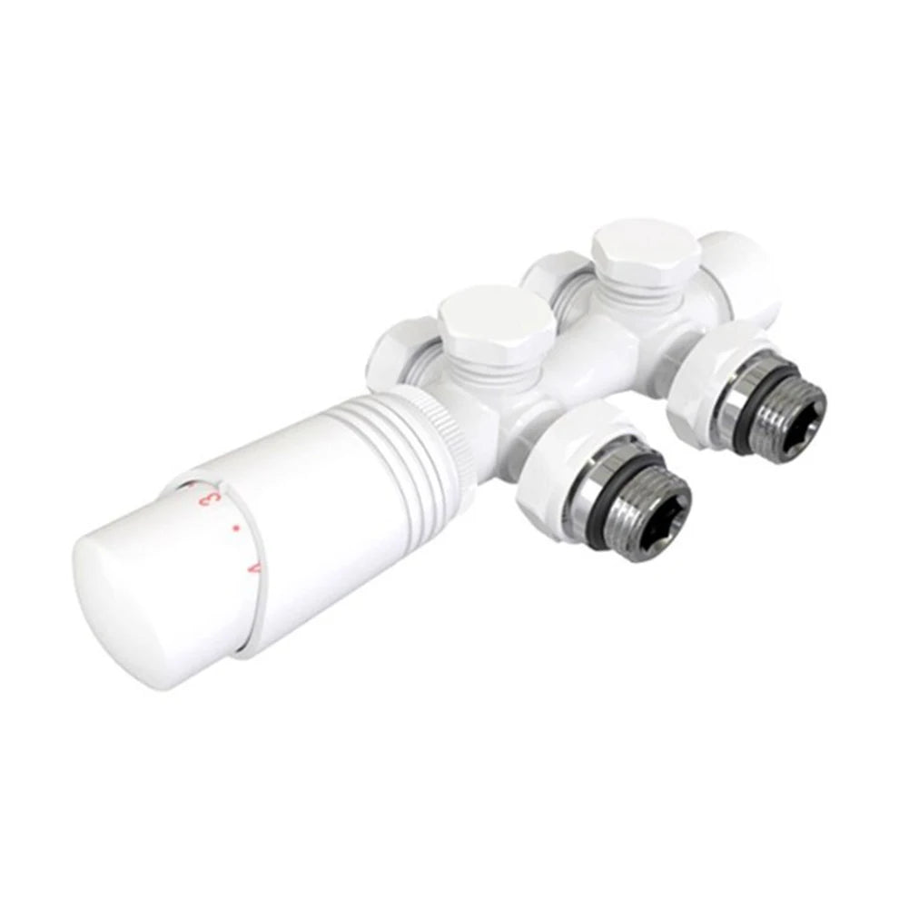 Brass Heating Kit Thermostatic Radiator Valve 7 Adjustable Temperature Levels For Bathroom Radiator Setups Radiator Valve
