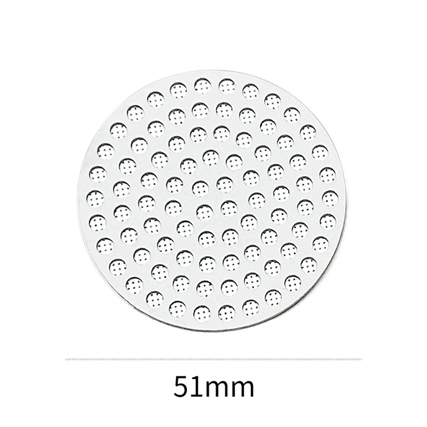 51/53/58mm Double Layer 304 Stainless Steel Coffee Filter Fine Mesh Reusable Coffee Puck Screen Professional Espresso Accessory