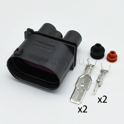 4 Pin Electronic Fan Harness Female Connector With Terminal DJ7043Y-6.3-9.5-21 1K0906234