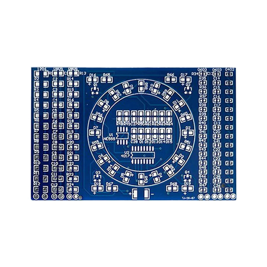 CD4017 Rotating LED SMD and NE555 DIY Soldering Practice Board Kit for Electronics Skill Training