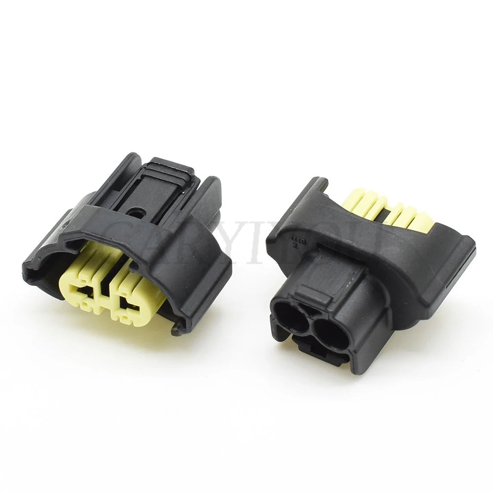 2 Pin Waterproof Automotive Wire Connector for Fog Lamps Socket H11 H9 M6 Female Plug Compatible with 6189-0935 for Toyota Mazda