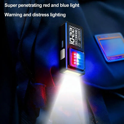 Rechargeable Mini Flashlight Super Bright COB Portable Work Light W/Magnetic Base Strobe Pen Clip-On Light Camping Emergency