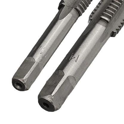 7Pcs For M3 Metric Thread Tap Drill Bits Set with HSS Straight Fluted Screw Taps for Stainless Steel and General Steel