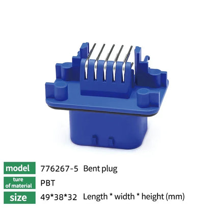 ECU Controller Connector PCB Panel Waterproof Bent Needle Pin Socket Plug Board Terminal 776087 776163 776267 776280