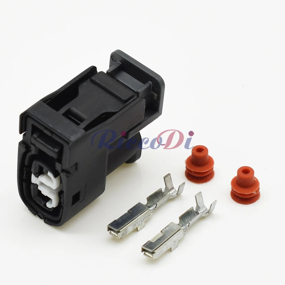2 Pin 2.2mm Fuel Injector Connector EU260 90980-11246 DJ70280Y-2.2 Toyota 2JZ Lexus Hyundai Mazda