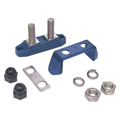 12V-48V Bus Bar M8 M10 DC Bus Bar Stainless Steel Studs Polycarbonate Plastic Cover Power Distribution For Yachts