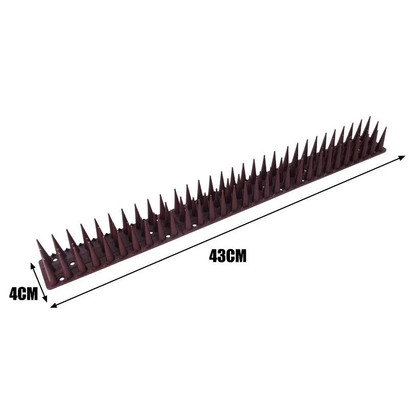 Plastic Bird Deterrent Spikes Anti-Climb Anti-Pigeon Cat Proof Set for Outdoor Roof Fence Ledge Guard Garden Humane Pest Control