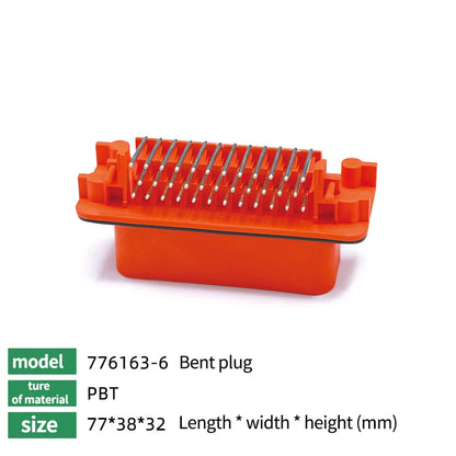 ECU Controller Connector PCB Panel Waterproof Bent Needle Pin Socket Plug Board Terminal 776087 776163 776267 776280