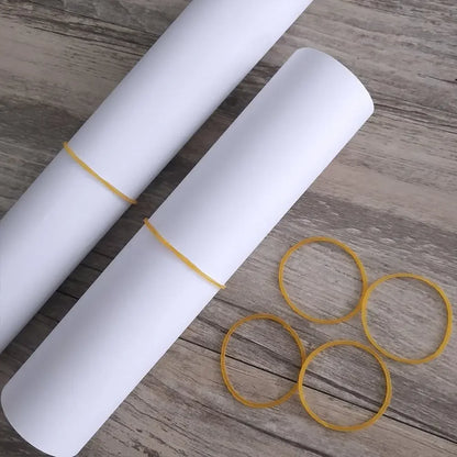 Wholesale Elastic Rubber Bands – Stretchable Yellow O-Rings Latex Fasteners for Office & School Stationery Supplies (Bulk Pack)