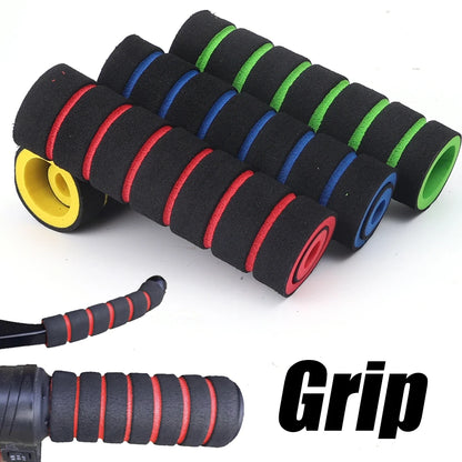 4pcs Universal Grip Comfort Sponge Foam Handlebar Cover – Non-Slip Soft Handlebar Grip for Motorcycle, Dirt Bike & E-Bike