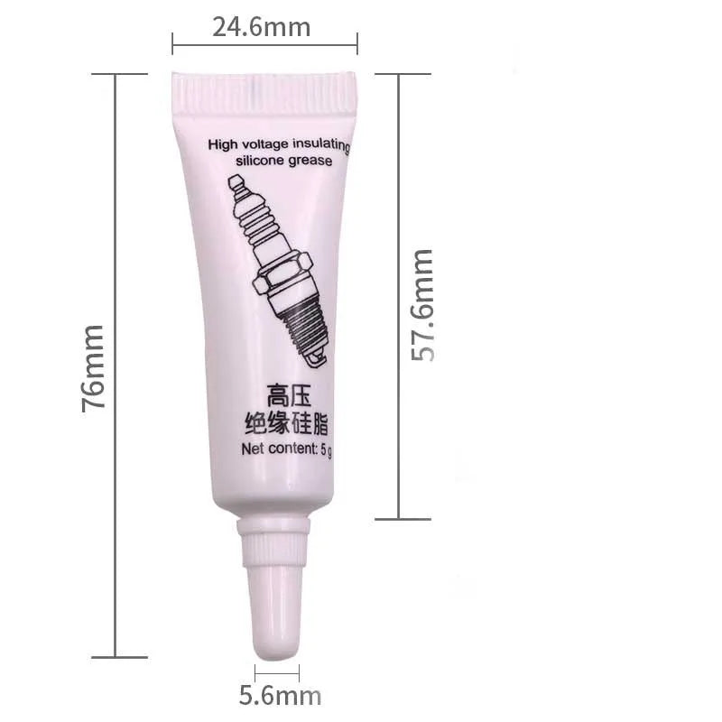 High Voltage Silicone Grease for Spark Plug Ignition Coil Insulation 5g