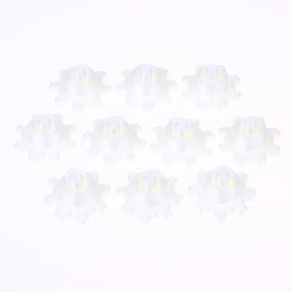 New 10PCS Orange Glass Glue Caps - Durable Plastic Sealing Caps For Standard Glue Bottles, Portable Decoration Tools