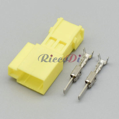 2-Pin Automotive Connector 2.8mm Series DJ70210 Male Female Set | 1H0906712 / 191906231A | CE Certified