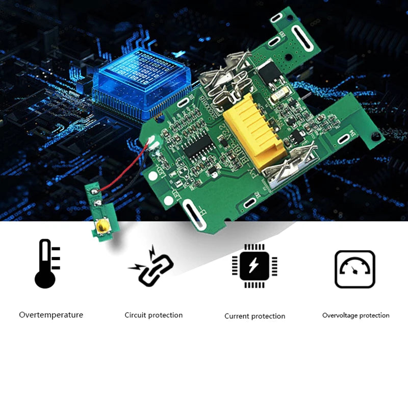 1pc BL1830 Li-Ion Battery BMS PCB Charging Protection Board For 18V Tool