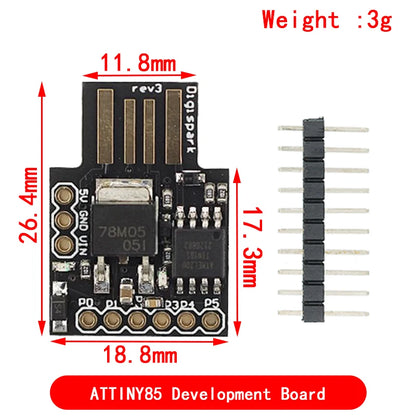 Digispark ATTINY85 Micro Development Board USB Module for Arduino I2C IIC Projects