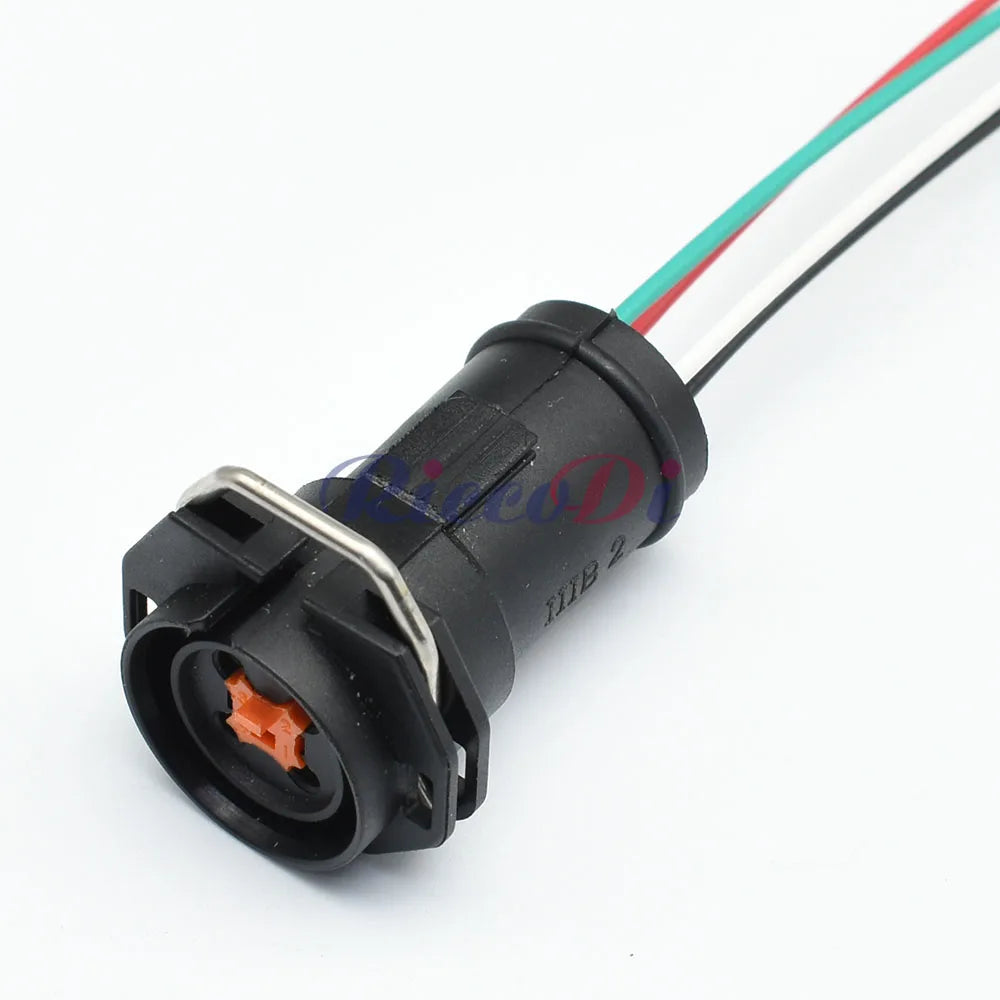 4 Pin 1mm Round Female Connector DJ7049Q-1-21 PA66 Automotive Plug Socket