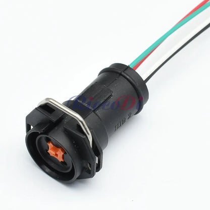 4 Pin 1mm Round Female Connector DJ7049Q-1-21 PA66 Automotive Plug Socket