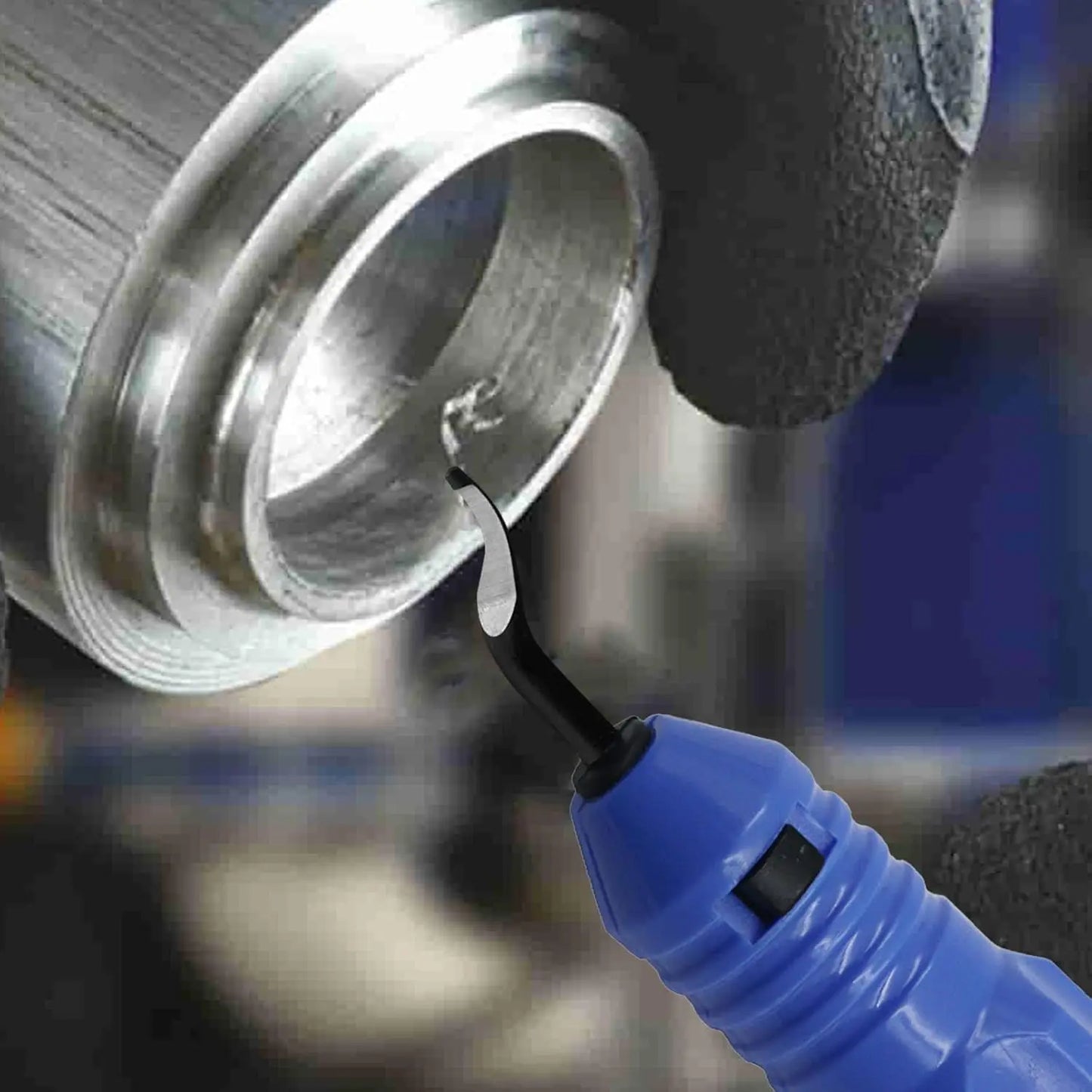 Aluminum Handle Burr Deburring Tool Rotary Metal Deburrer Cutter for Plastic and Copper Edge Trimming