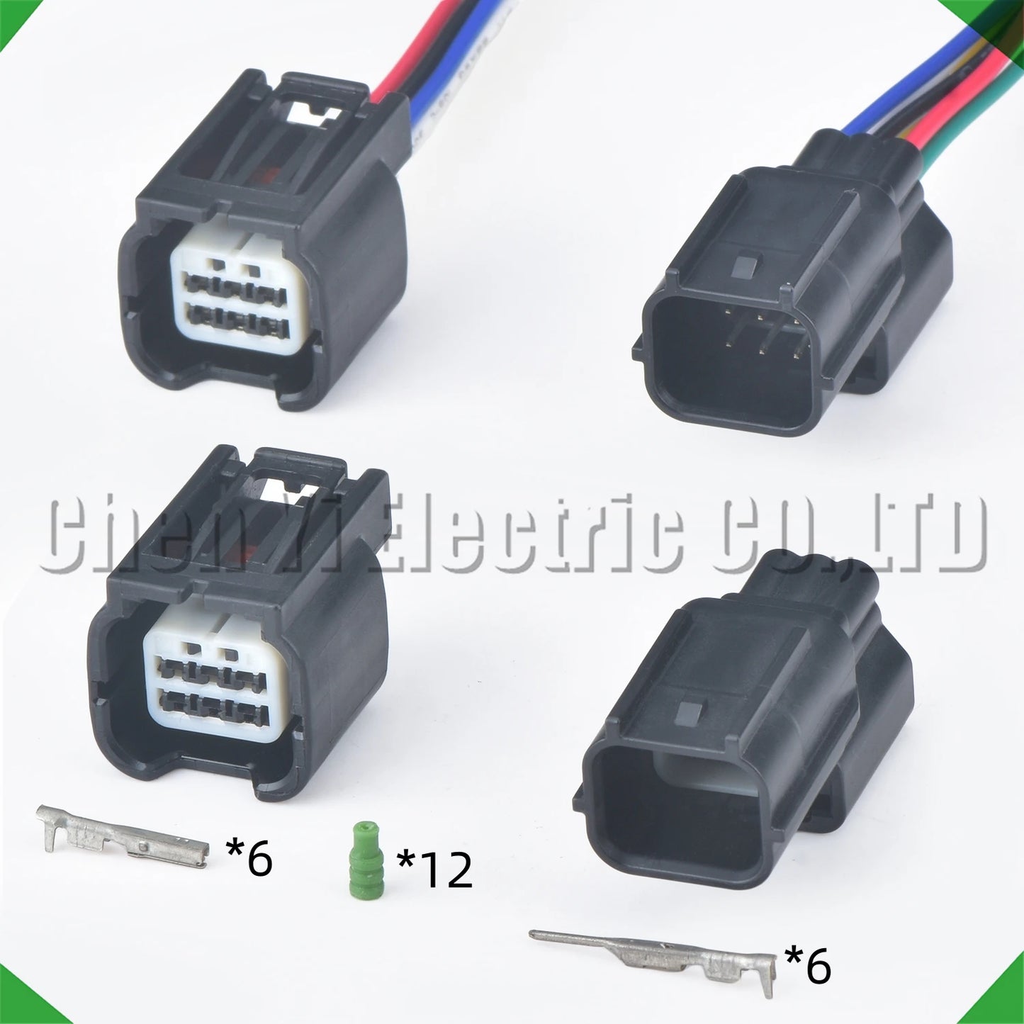 6 Pin Headlight Radar Connector 7282-2764-30 for Honda Civic Accord