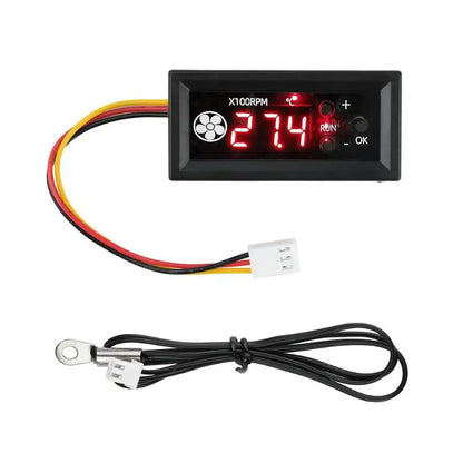 12V PWM Fan Speed Controller Digital Display Temperature Control