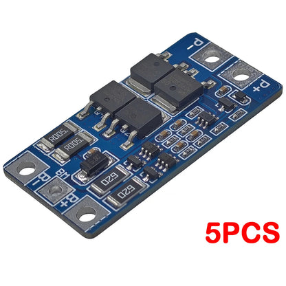 2S 10A Lithium Battery BMS Protection Board 7.4V 8.4V with Overcharge and Balance Function for 18650 Cells
