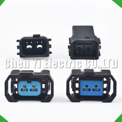 2 Pin Automotive Waterproof NH1 OBD2 Fuel Injector Connector Wire Harness Plug 6189-0553 1121700222AB001 for Honda CRV Civic