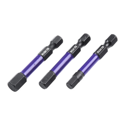10Pcs Magnetic Hex Head Screwdriver Bit Set 1/4 Shank Screwdriver Bit Imperial 5/64 3/32 7/64  1/8 9/64 5/32 3/16 7/32 1/4 Power