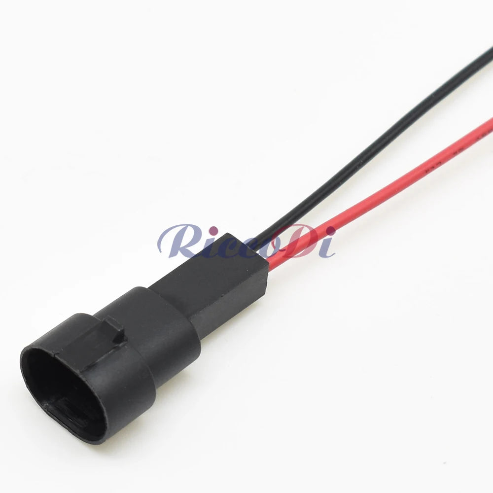 2 Pin Water Temperature Sensor Wiring Connector Waterproof Auto Wire Harness Plug 12162197 DJ7023Y-1.5-21