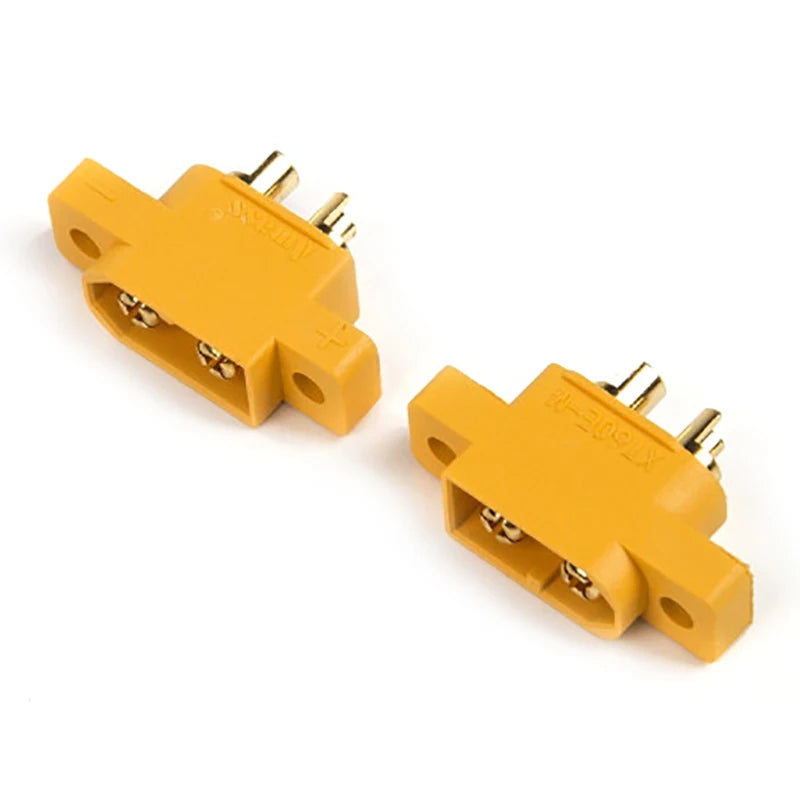 New 5pcs AMASS XT60E-M Mountable XT60 Male Plug for RC Drone FPV Racing Fixed Board