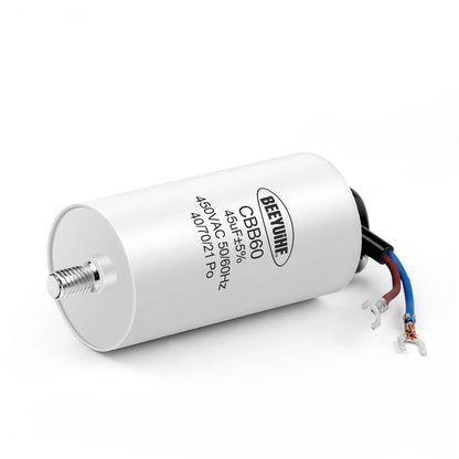 CBB60 Motor Run Capacitor 450V 4µF–100µF for Water Pumps and Air Pumps