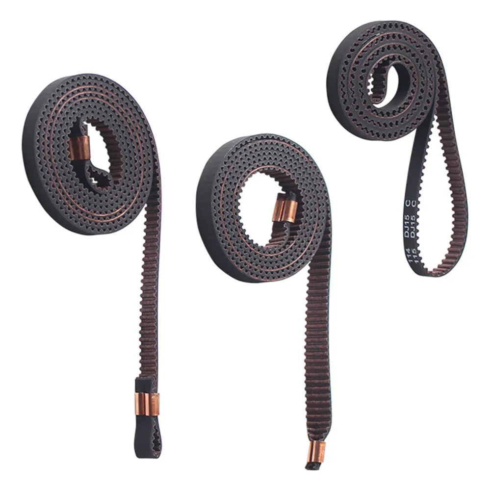 3PCS Timing Belt Kit For Kobra3 Spare Y Z Axis Timing Belt Rubber Drive Belt For 3D Printer  For Replacing Worn-out Belts