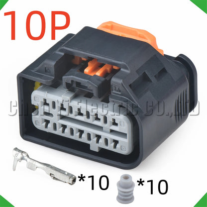 10 Pin Headlight Connector 1801600-1 1801600-2 For Peugeot 308 408 Citroen C4L