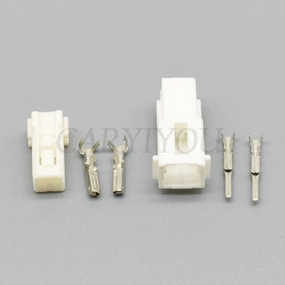 2 Pin Audio Tweeter Connector 174463-1 7123-8326 DJ7022Y-1.8 White Blue Instrument Panel