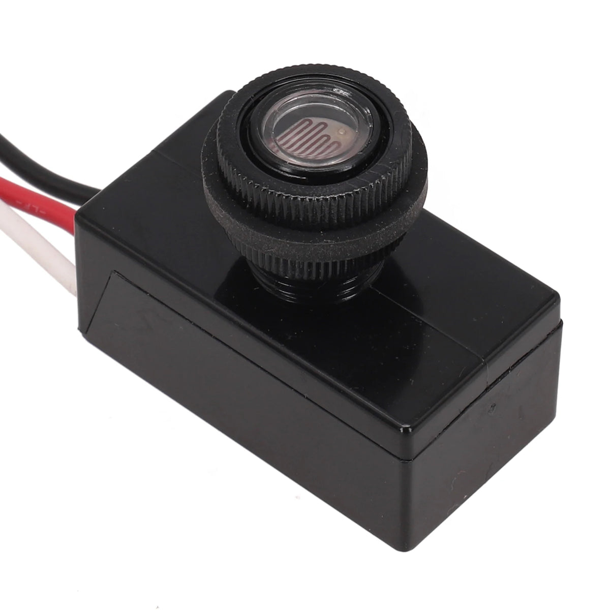 Control Switch Button Sensor 12V-48VDC Energy Saving Photocell Sensor Automatic Light Sensing Button Style Wide Voltage Range