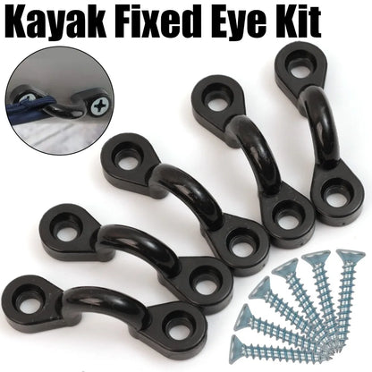 Kayak Deck Rigging Kit Pad Eyes Bungee Cord Tie Down Marine Hardware