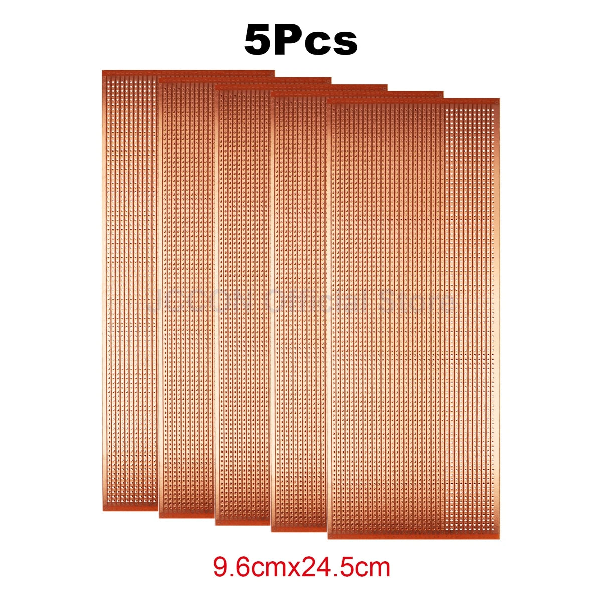 Bakelite PCB Prototype Board Single-Side Copper Experimental Circuit 5x7, 5x10cm Yellow