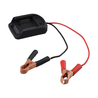BL1830 Replacement Battery Adapter Jump Starting Batteries Strong Grip Clamps Booster Battery Cables Easy To Use For BL1815