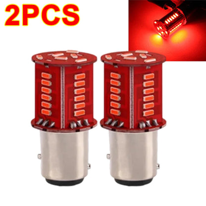 1/4pcs 1157 Strobe Brake Light Streamer BAY15D P21/5W DRL Reversing Parking Turn Signal Stop Tail Lamp for Auto Motorcycle