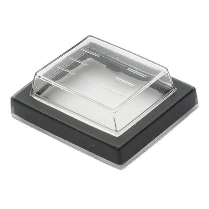 Rocker Switch 4 Pins DPST with Waterproof Cover Rated 16A 250VAC for Use in Industrial Machines and Electrical Appliances