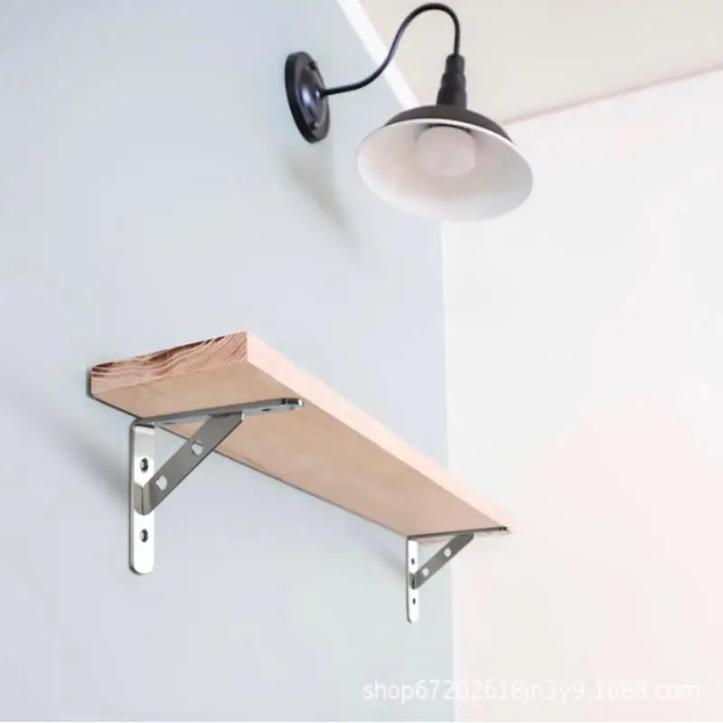 2Pcs Angle Bracket Heavy Duty For Wall Angle Bracket Stainless Steel L Type Bracket