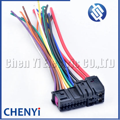 20 Pin Automobile Waterproof Front Door Connector Plug with Wire Harness 8E0972702 / 8E0972701 for Audi A4 A6L A3 A8 Q7 Q3 Q5