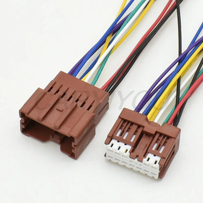 12 Pin Unsealed Connector 6098-6956 6098-6984 DJ7125B-2.2 with 15cm Wire Female Male