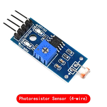 Photosensitive Light Intensity Sensor Module 3/4-Pin Photoresistor for Arduino