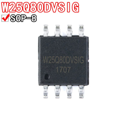 2PSC W25Q Series SPI Flash Memory ICs Multiple Models SOP-8 Package