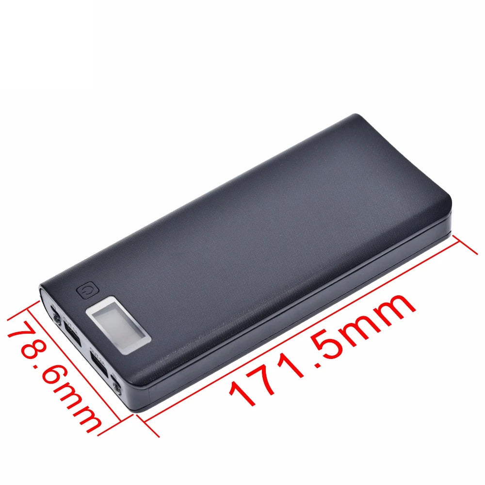 5V Dual USB 8x18650 Battery Box DIY Power Bank Case for Mobile Devices