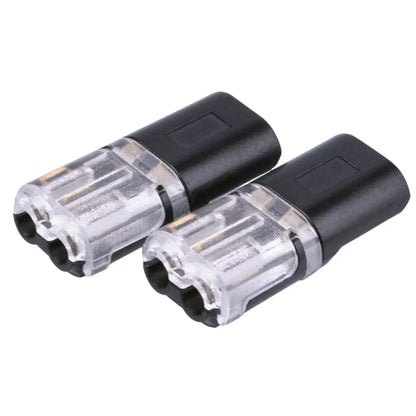 10 PCS 12V 2 Pin Cable Wire Connector Plug 300V 20A Black Waterproof Sealed For Electrical Car 22.1x9.7x6mm Electrical Equipment
