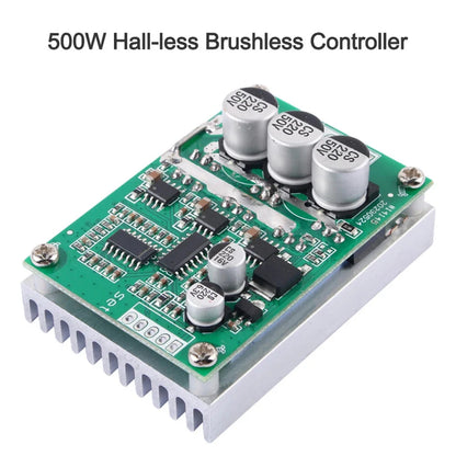 Motor Driver Board BLDC DC12-36V 500W Brushless Speed Controller For PWM Hall-less Motor Control Brushless Motor Speed Regulator