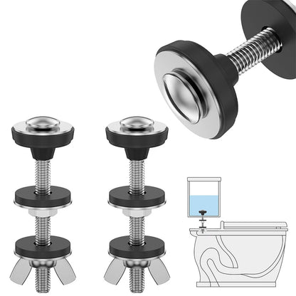 Bathroom Screws Bolts Stainless Steel Toilet Tank Bolt Reliable Support Split Washer 2pcs Bowl Bolt Kit Easy Installation