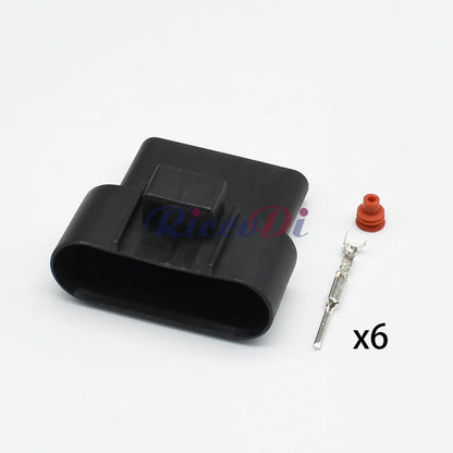 6-Pin Waterproof Connector DJ7063F-1.5-11/21 — 1.5mm Sealed Automotive Wiring Plug